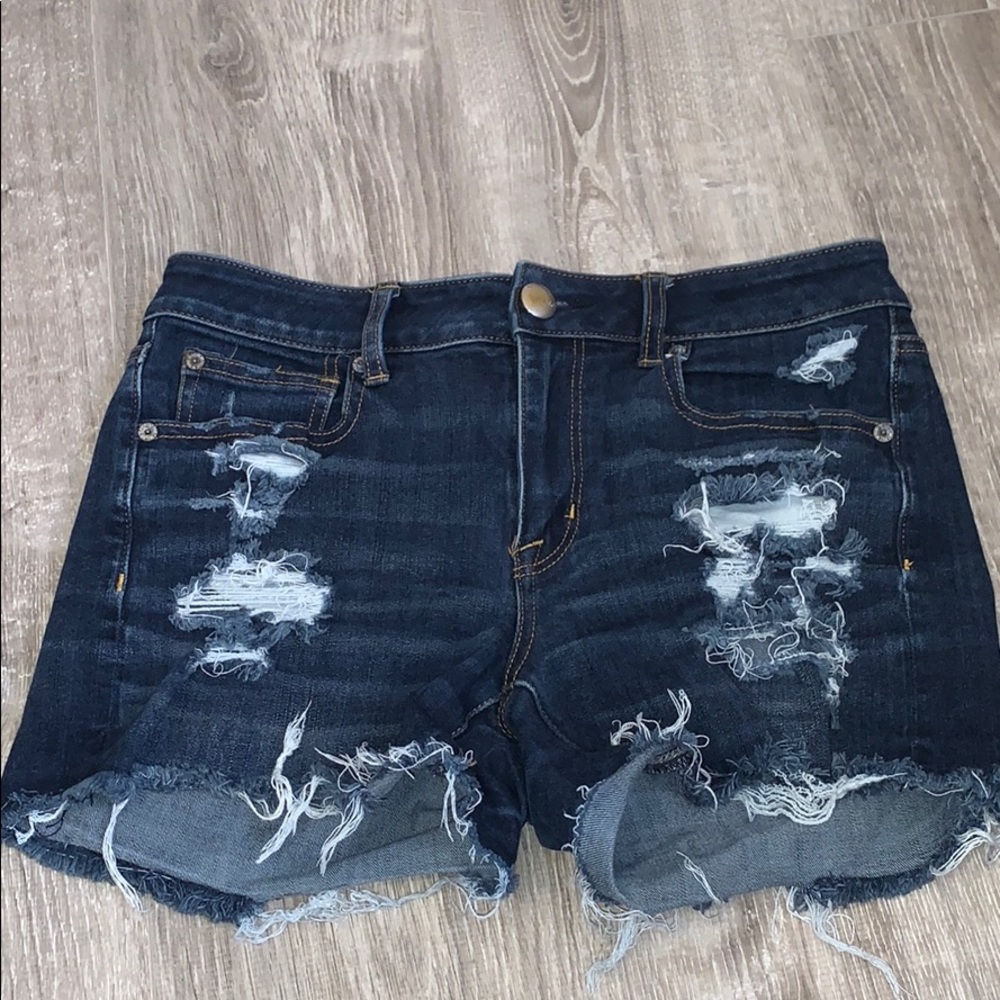 denim shorts